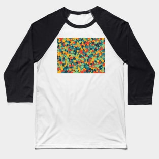 Colorful Pentagons by Jerome Herr Baseball T-Shirt